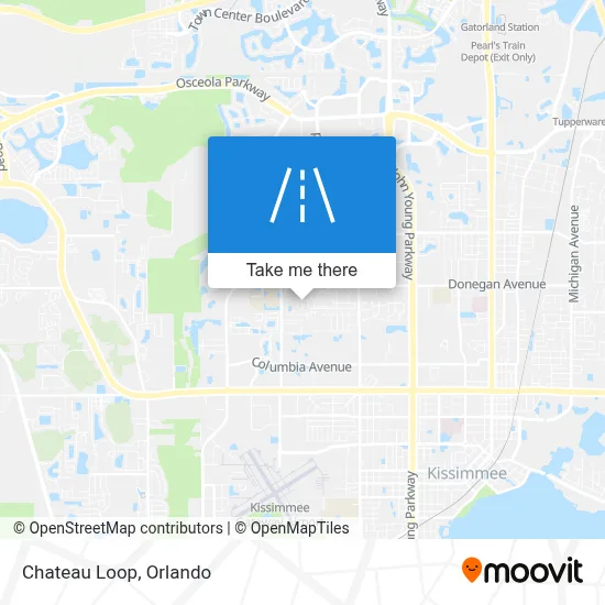 Chateau Loop map