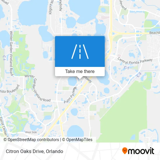 Citron Oaks Drive map