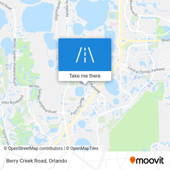 Mapa de Berry Creek Road