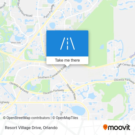 Resort Village Drive map