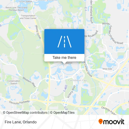 Fire Lane map