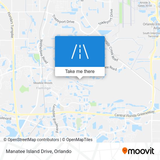 Mapa de Manatee Island Drive