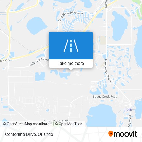 Mapa de Centerline Drive