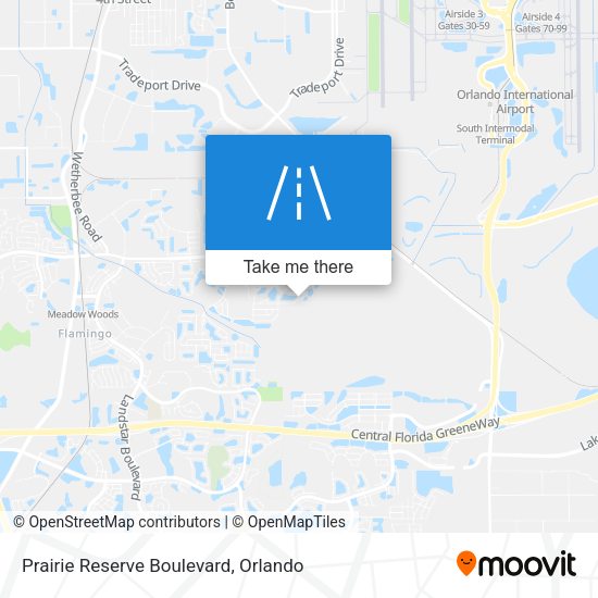 Mapa de Prairie Reserve Boulevard