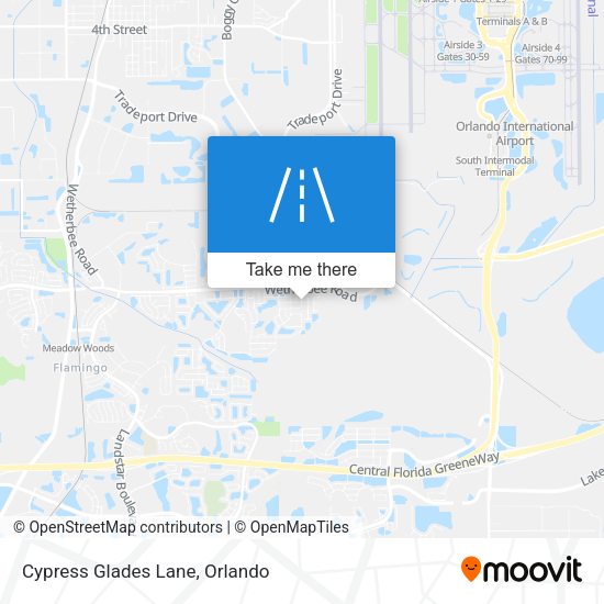 Mapa de Cypress Glades Lane