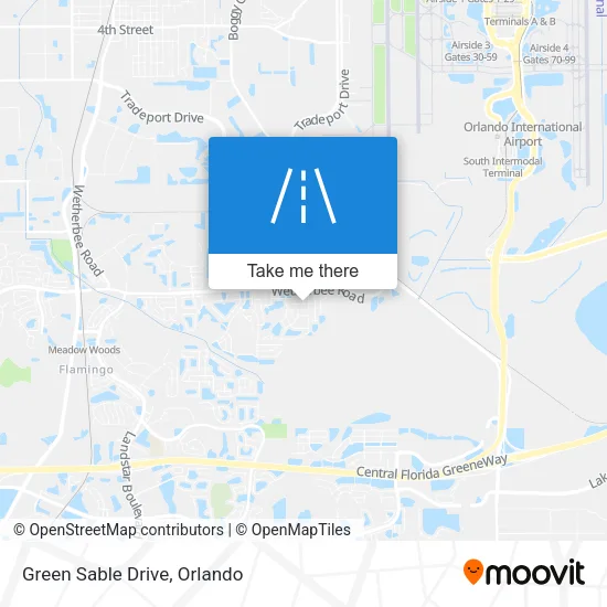 Green Sable Drive map