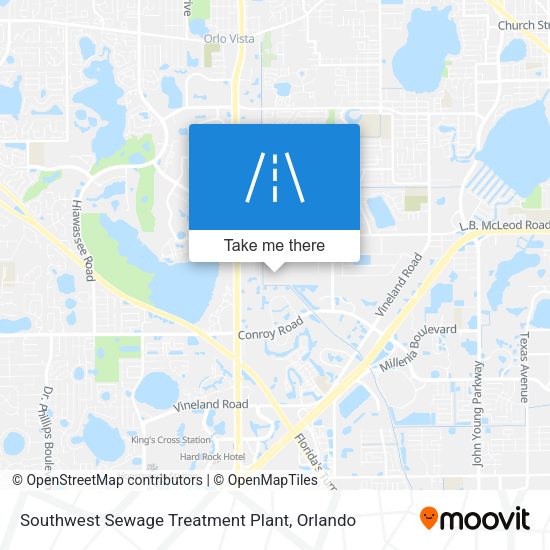 Mapa de Southwest Sewage Treatment Plant