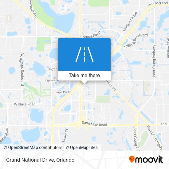 Mapa de Grand National Drive
