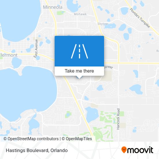 Hastings Boulevard map