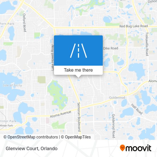 Mapa de Glenview Court