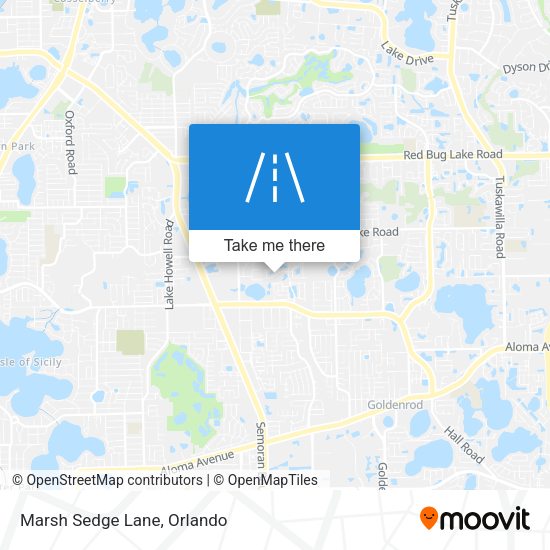 Marsh Sedge Lane map