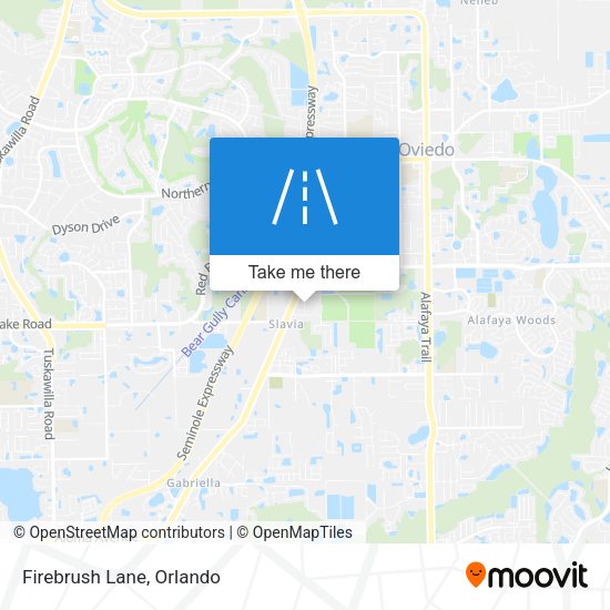 Mapa de Firebrush Lane