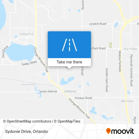 Sydonie Drive map
