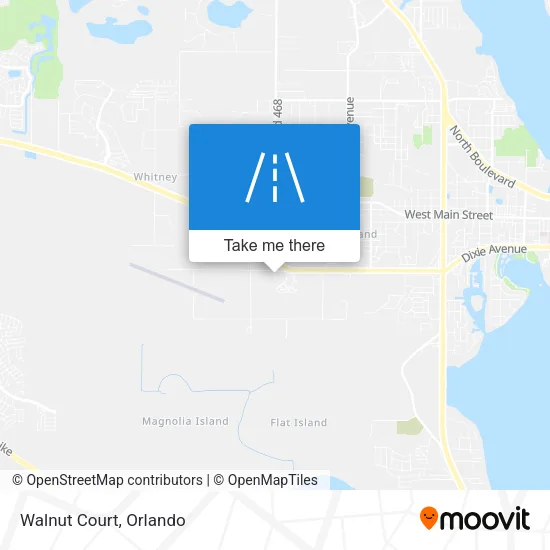 Walnut Court map