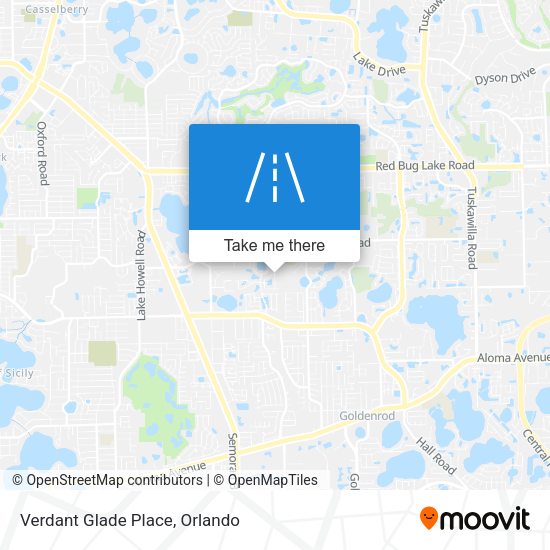 Mapa de Verdant Glade Place