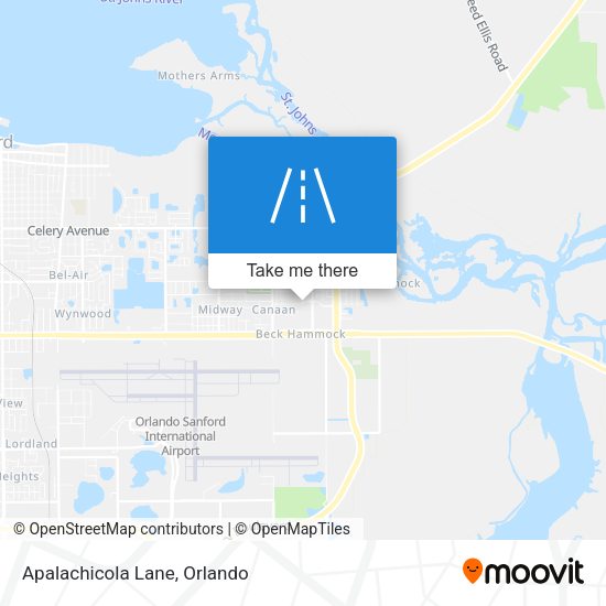 Mapa de Apalachicola Lane