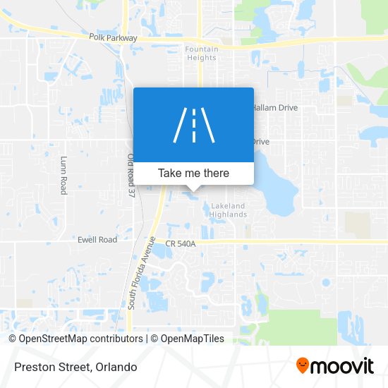 Mapa de Preston Street