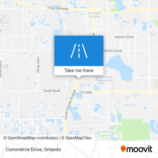 Mapa de Commerce Drive