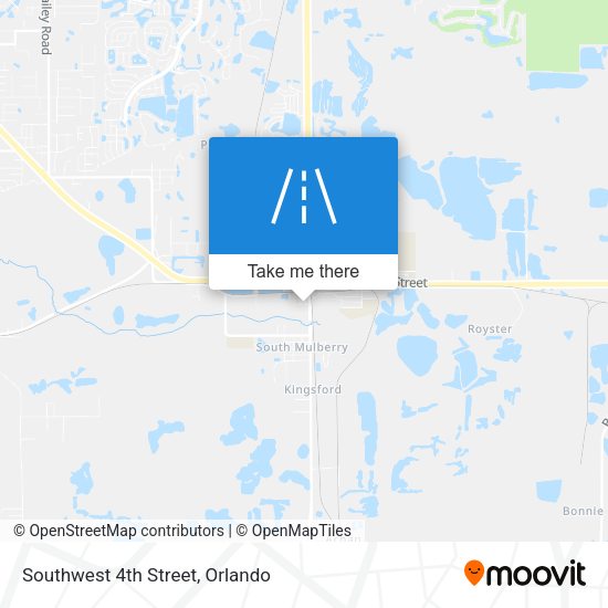 Mapa de Southwest 4th Street
