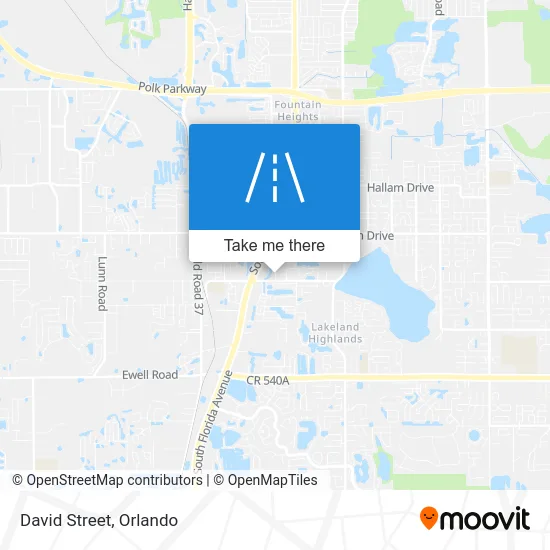 Mapa de David Street