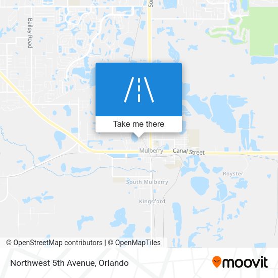 Mapa de Northwest 5th Avenue