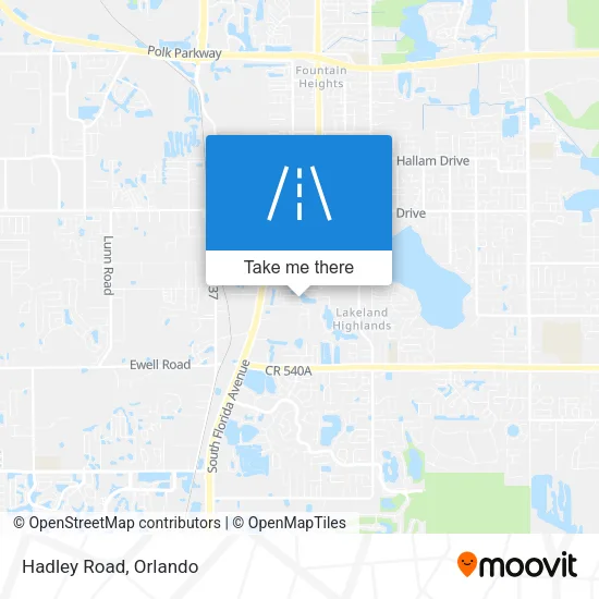 Hadley Road map