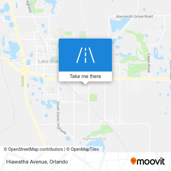 Hiawatha Avenue map