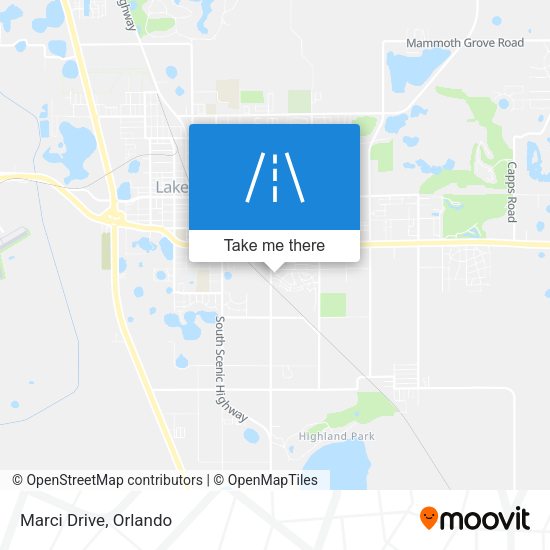 Mapa de Marci Drive
