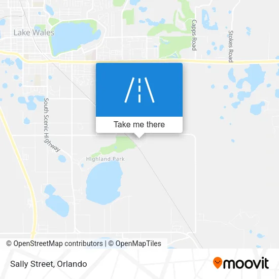 Sally Street map