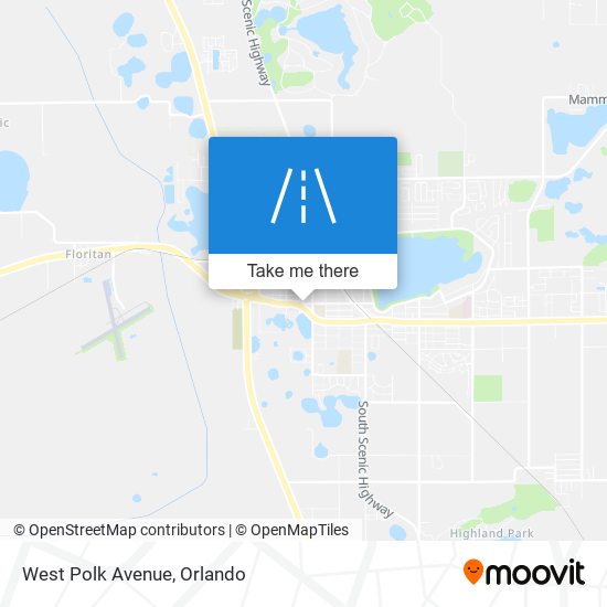 Mapa de West Polk Avenue