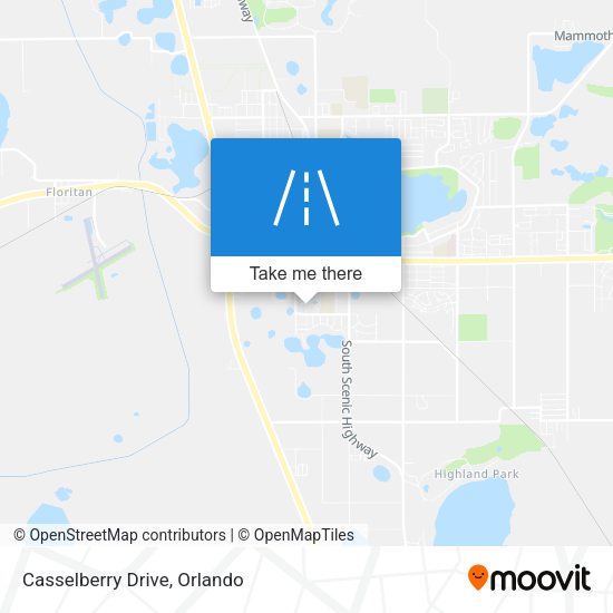 Mapa de Casselberry Drive