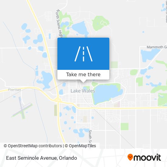 Mapa de East Seminole Avenue