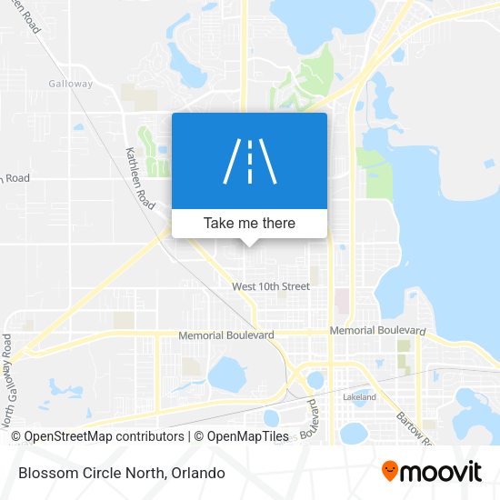 Mapa de Blossom Circle North