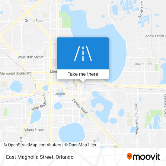 East Magnolia Street map