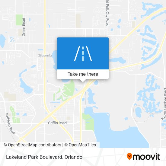 Mapa de Lakeland Park Boulevard