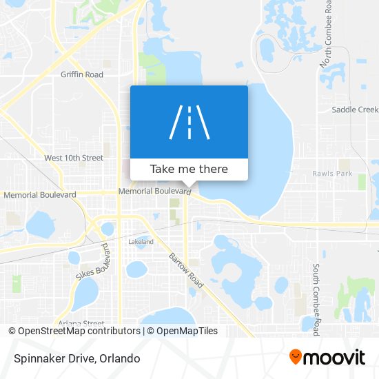 Spinnaker Drive map