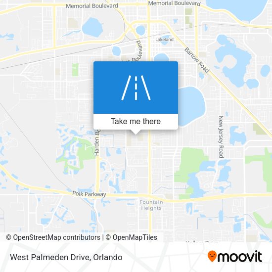 West Palmeden Drive map