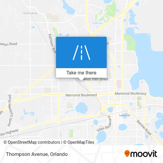 Mapa de Thompson Avenue