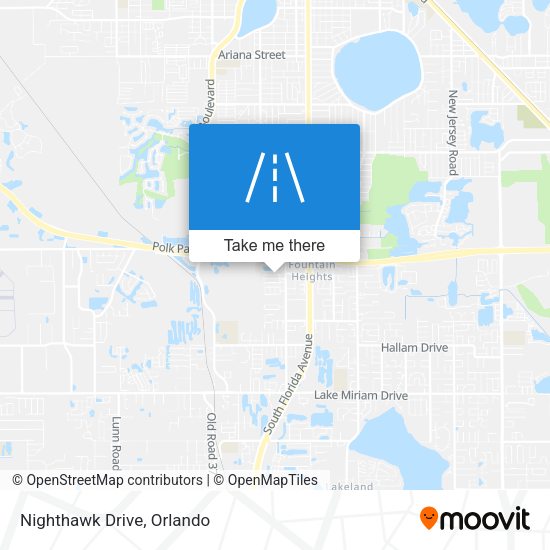 Mapa de Nighthawk Drive