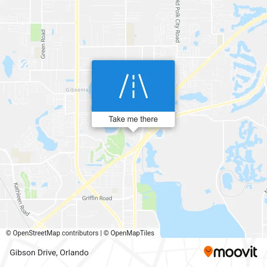 Gibson Drive map