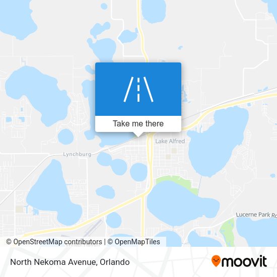 Mapa de North Nekoma Avenue