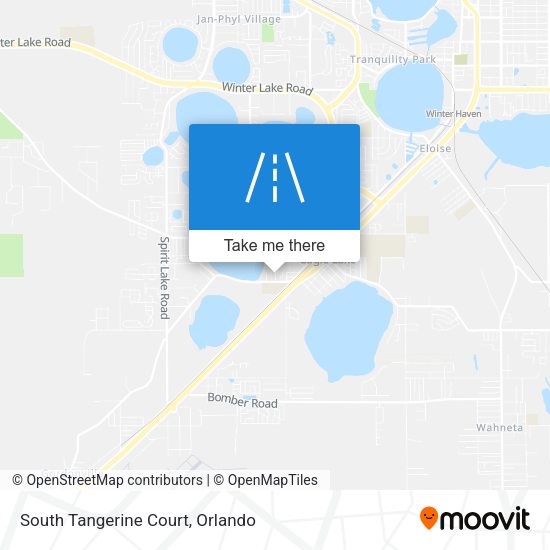 South Tangerine Court map