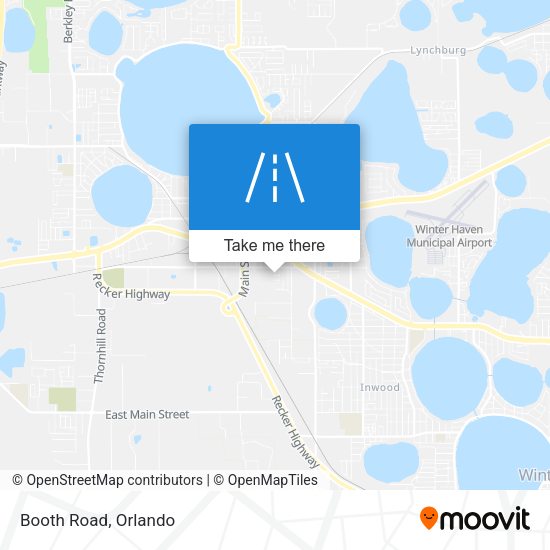 Booth Road map