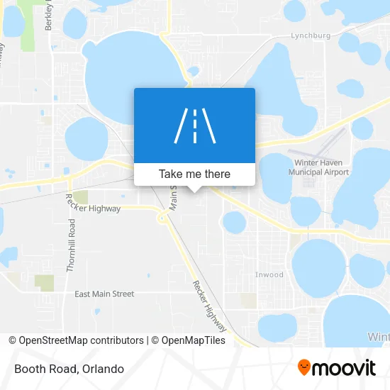 Booth Road map