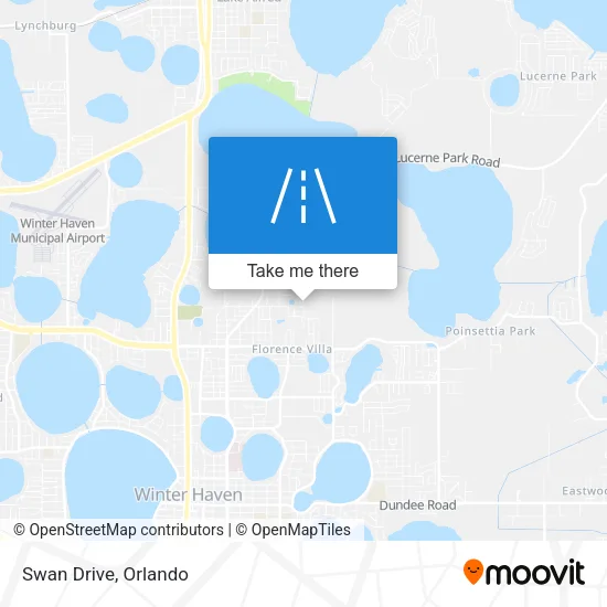 Swan Drive map