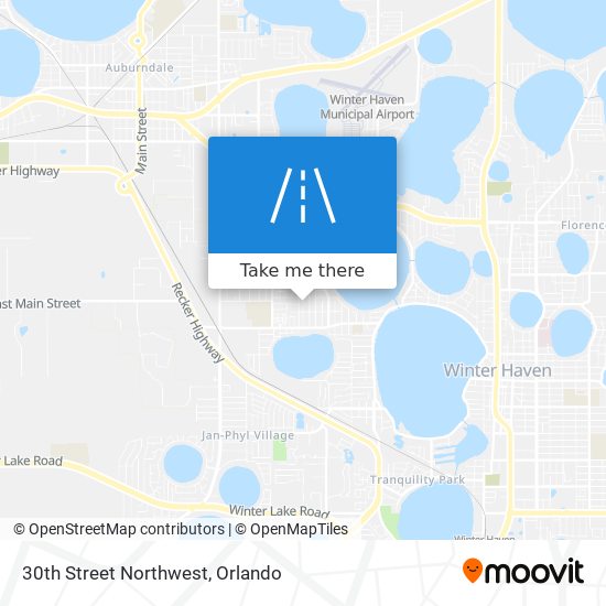 Mapa de 30th Street Northwest