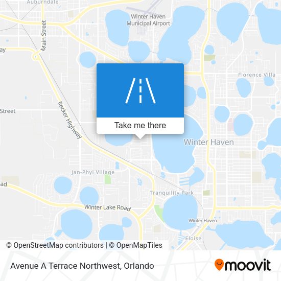 Mapa de Avenue A Terrace Northwest