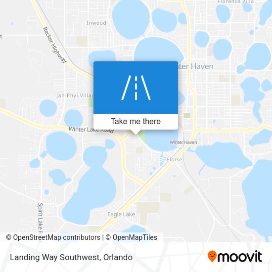 Mapa de Landing Way Southwest