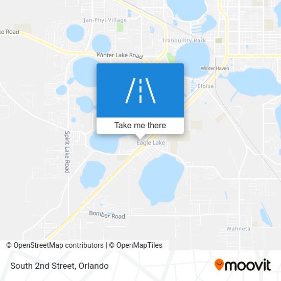 Mapa de South 2nd Street