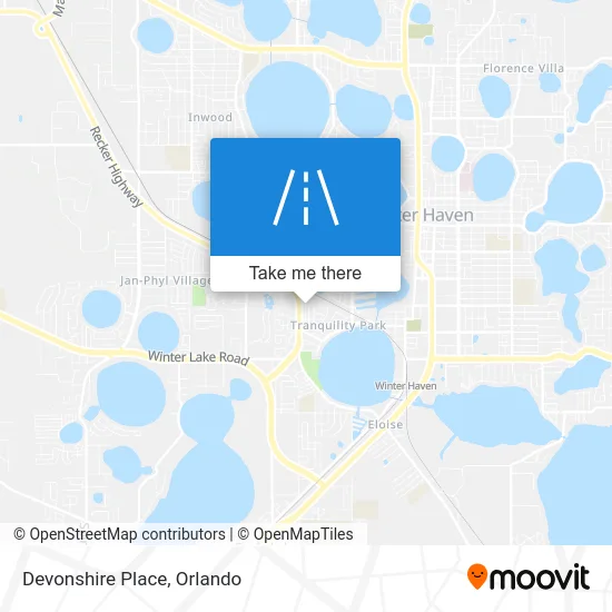 Devonshire Place map
